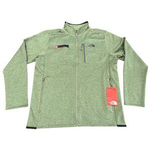 The North Face Skyline Promo Men’s Large Green NWT Full Zip Fleece Jacket